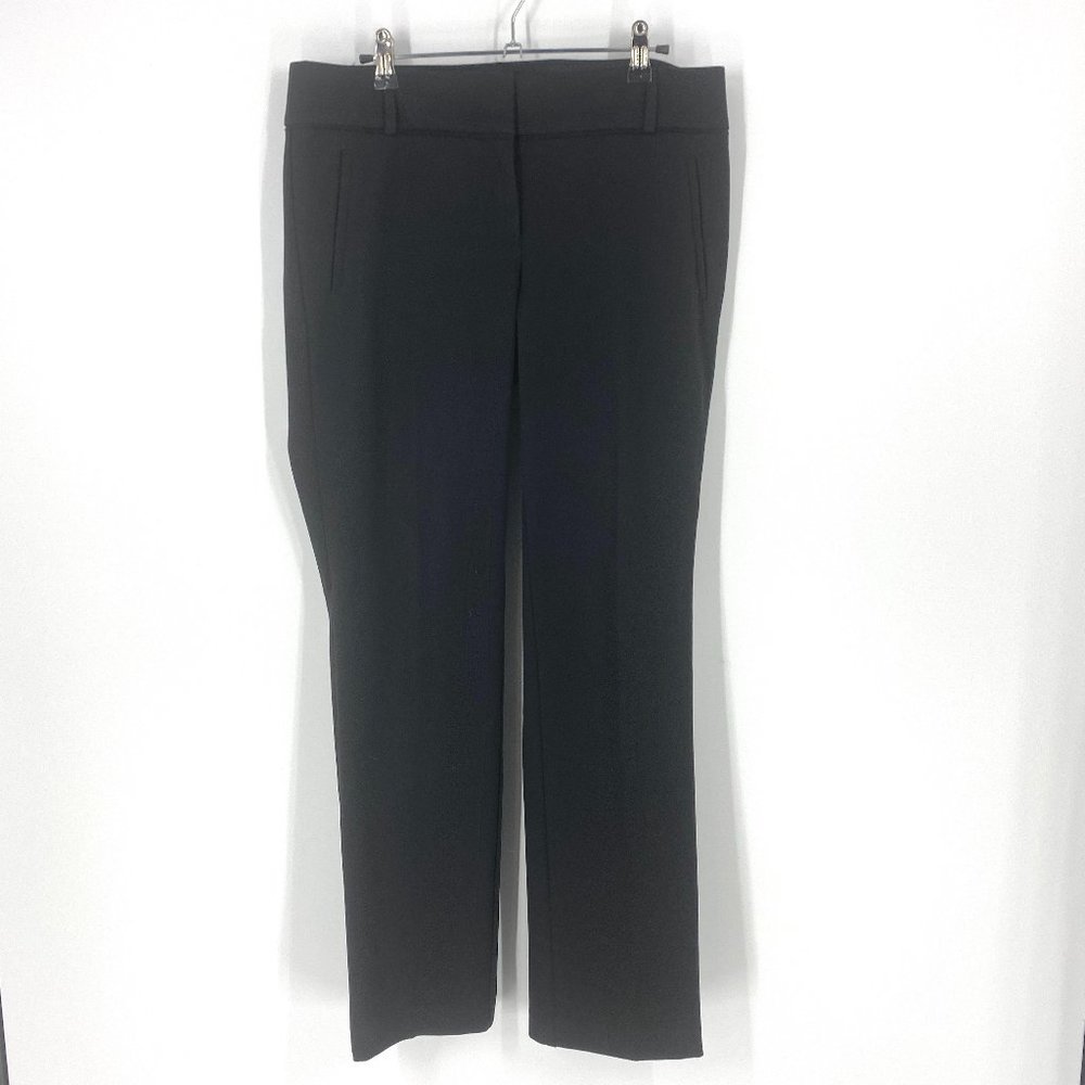 Ann Taylor LOFT | Black Marisa Straight Pants 6